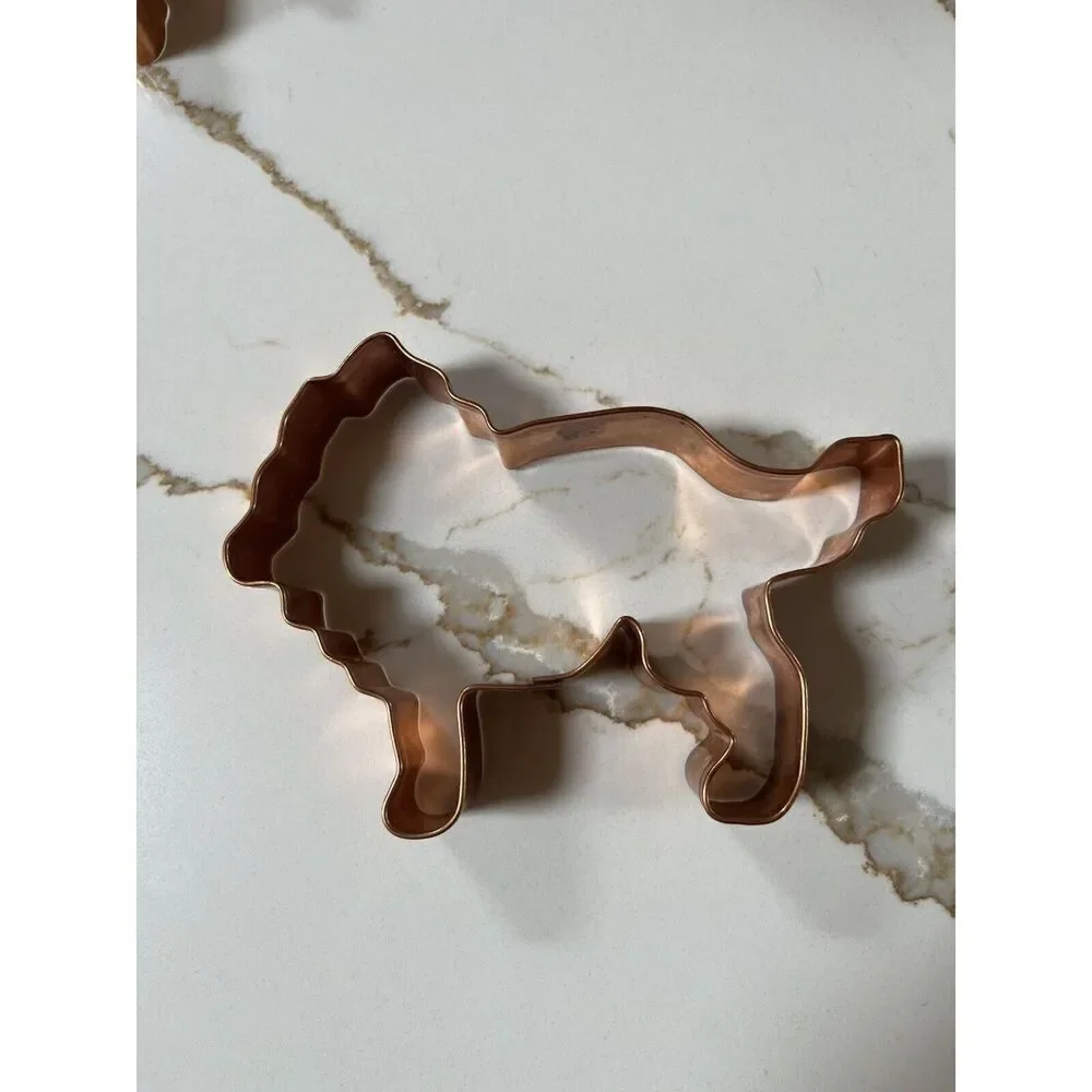 Lot Of 9 Martha Stewart by Mail Noah's Ark Copper Cookie Cutter Kit Set